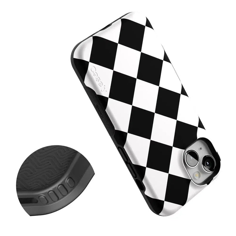 Black Checkerboard | High Contrast Design Case Phone Case Casetry 
