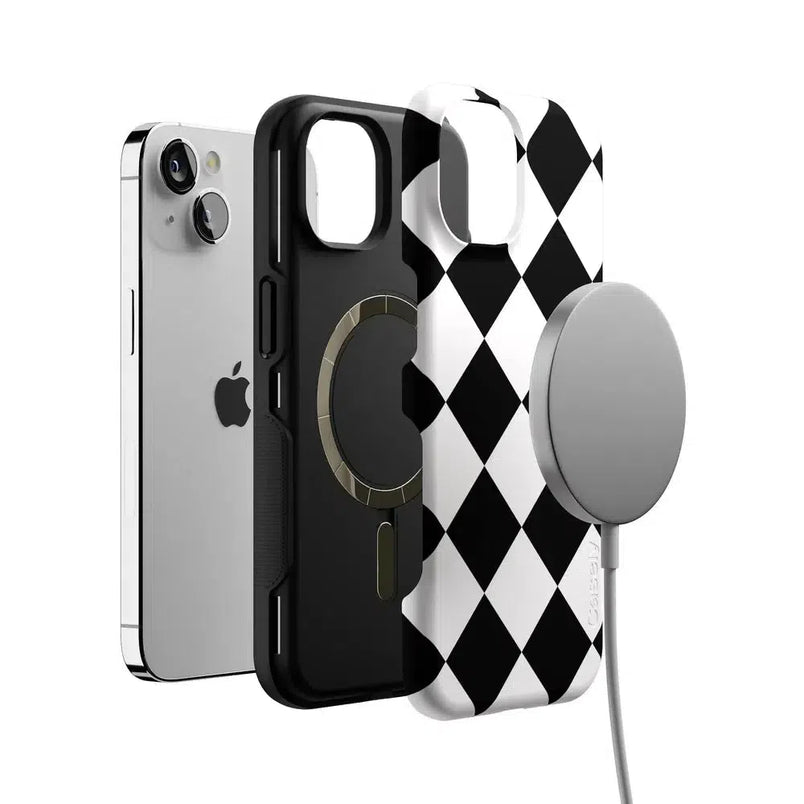 Black Checkerboard | High Contrast Design Case Phone Case Casetry 