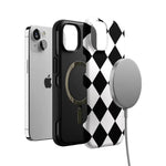 Black Checkerboard | High Contrast Design Case Phone Case Casetry 
