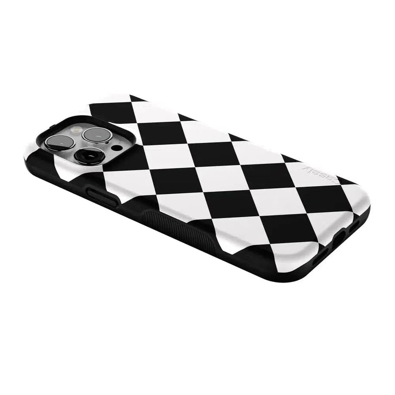 Black Checkerboard | High Contrast Design Case Phone Case Casetry 