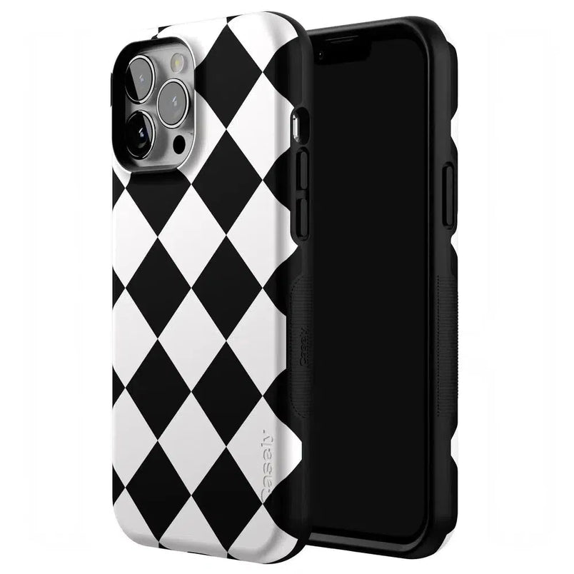 Black Checkerboard | High Contrast Design Case Phone Case Casetry 