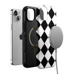 Black Checkerboard | High Contrast Design Case Phone Case Casetry 