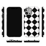 Black Checkerboard | High Contrast Design Case Phone Case Casetry 