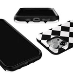 Black Checkerboard | High Contrast Design Case Phone Case Casetry 