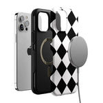 Black Checkerboard | High Contrast Design Case Phone Case Casetry 