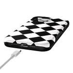 Black Checkerboard | High Contrast Design Case Phone Case Casetry 