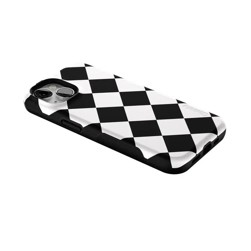 Black Checkerboard | High Contrast Design Case Phone Case Casetry 