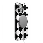 Black Checkerboard | High Contrast Design Case Phone Case Casetry 