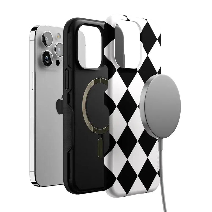 Black Checkerboard | High Contrast Design Case Phone Case Casetry 