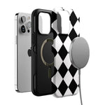 Black Checkerboard | High Contrast Design Case Phone Case Casetry 