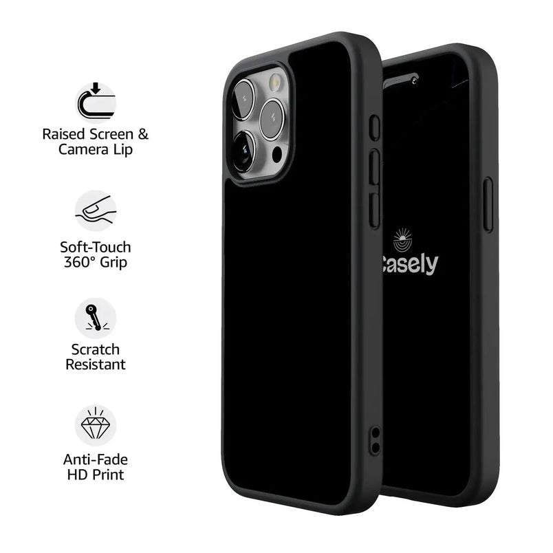 Black Onyx | The Boyfriend Collection iPhone Case get.casely 