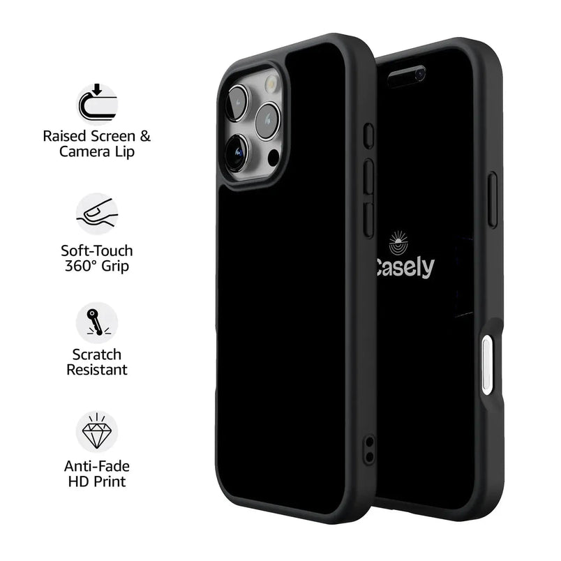 Black Onyx | The Boyfriend Collection iPhone Case get.casely 