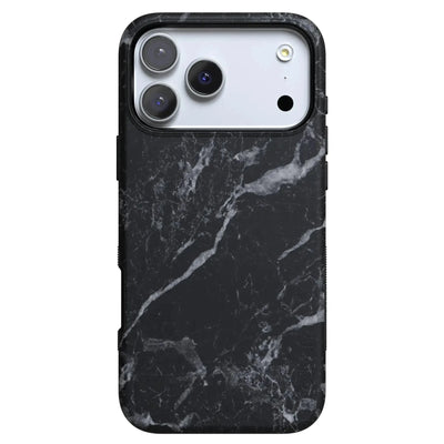Black Pearl | Classic Black Marble Case iPhone Case get.casely Bold Flex + MagSafe® iPhone 18 Pro Max 