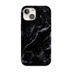Black Pearl | Classic Black Marble Case iPhone Case get.casely Classic + MagSafe® iPhone 15 