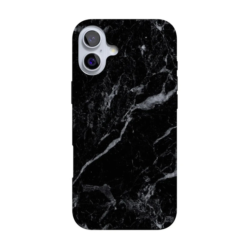 Black Pearl | Classic Black Marble Case iPhone Case get.casely Classic + MagSafe® iPhone 16 