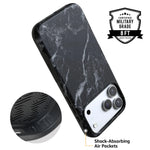 Black Pearl | Classic Black Marble Case iPhone Case get.casely 