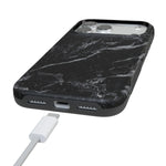 Black Pearl | Classic Black Marble Case iPhone Case get.casely 