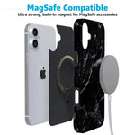 Black Pearl | Classic Black Marble Case iPhone Case get.casely 