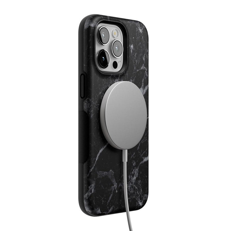 Black Pearl | Classic Black Marble Case iPhone Case get.casely 
