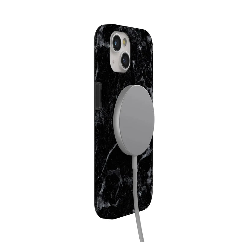 Black Pearl | Classic Black Marble Case iPhone Case get.casely 