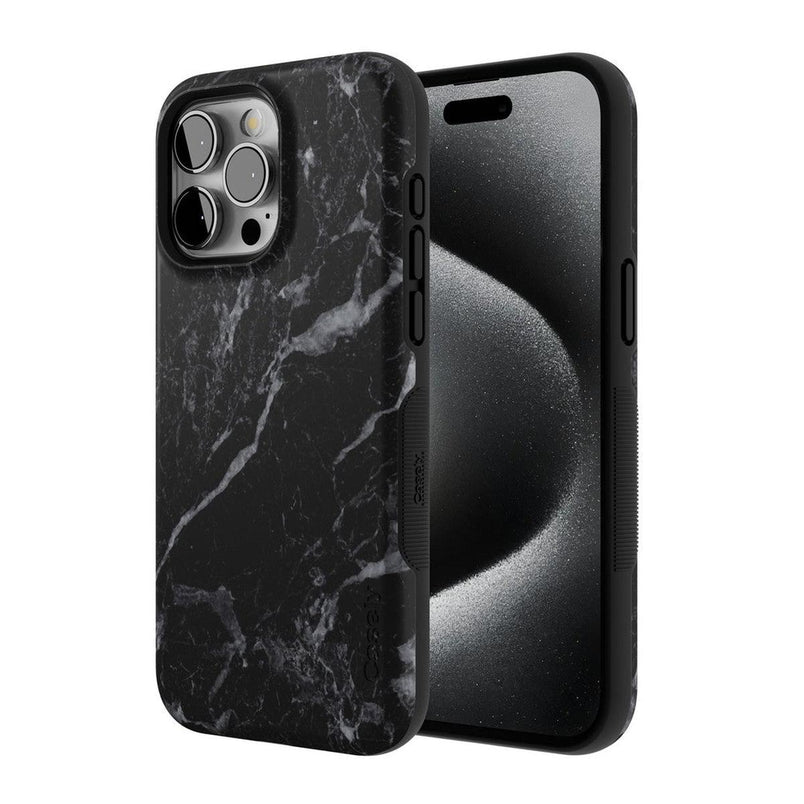 Black Pearl | Classic Black Marble Case iPhone Case get.casely 