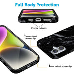 Black Pearl | Classic Black Marble Case iPhone Case get.casely 