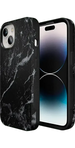 Black Pearl | Classic Black Marble Case iPhone Case get.casely 