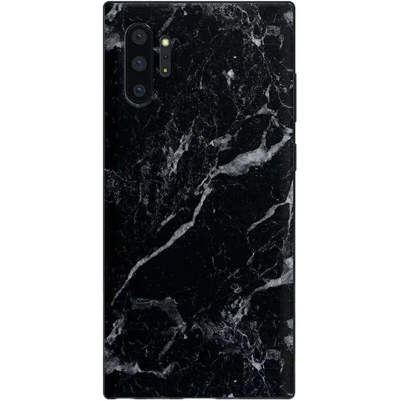 Black Pearl | Classic Black Marble Samsung Case Samsung Case get.casely Classic Galaxy Note 10 Plus 