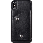 Black Vegan Leather | Wallet Case iPhone Case get.casely 