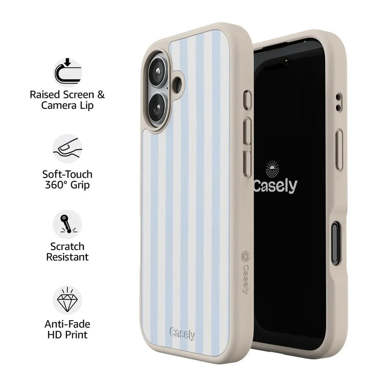 Blue Stripes | Sunday Best Case Phone Case get.casely 
