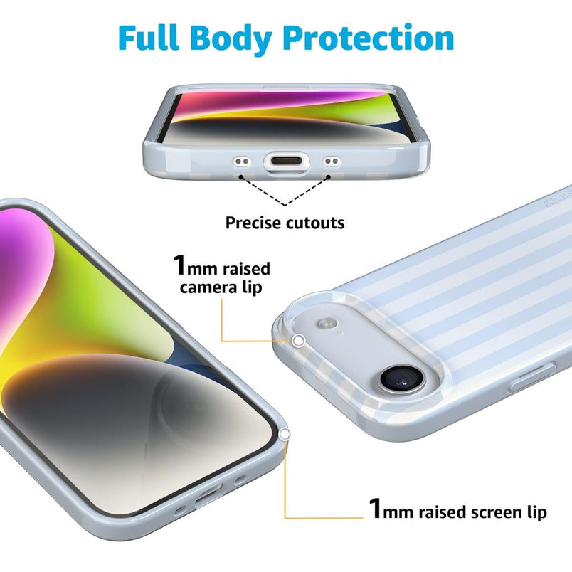 Blue Stripes | Sunday Best Case Phone Case get.casely 