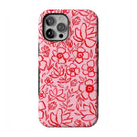 Blush Garden | Floral Doodle Case Phone Case Casetry Bold Flex + MagSafe® iPhone 12 Pro Max