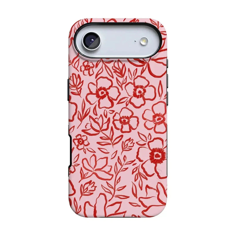 Blush Garden | Floral Doodle Case Phone Case Casetry Bold Flex + MagSafe® iPhone 17 Air 