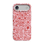 Blush Garden | Floral Doodle Case Phone Case Casetry Classic + MagSafe® iPhone 17 Air 