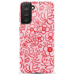 Blush Garden | Floral Doodle Case Phone Case Casetry Essential Galaxy S21 Plus