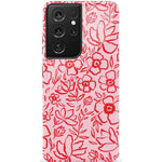 Blush Garden | Floral Doodle Case Phone Case Casetry Essential Galaxy S21 Ultra