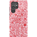Blush Garden | Floral Doodle Case Phone Case Casetry Essential Galaxy S22 Ultra