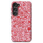 Blush Garden | Floral Doodle Case Phone Case Casetry Essential Galaxy S23 Plus