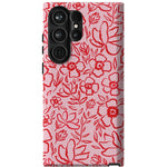 Blush Garden | Floral Doodle Case Phone Case Casetry Essential Galaxy S23 Ultra