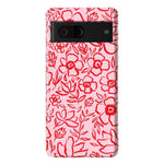 Blush Garden | Floral Doodle Case Phone Case Casetry Essential Google Pixel 7
