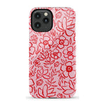 Blush Garden | Floral Doodle Case Phone Case Casetry Essential iPhone 11 Pro