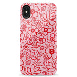 Blush Garden | Floral Doodle Case Phone Case Casetry Essential iPhone XS Max 