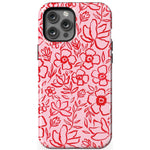 Blush Garden | Floral Doodle Case Phone Case Casetry Essential + MagSafe® iPhone 12 Pro Max