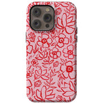 Blush Garden | Floral Doodle Case Phone Case Casetry Essential + MagSafe® iPhone 14 Pro Max