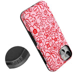 Blush Garden | Floral Doodle Case Phone Case Casetry 