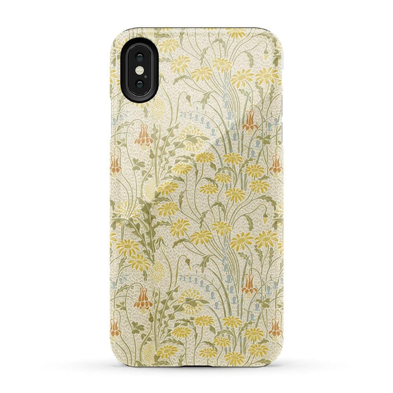 Boho Blooms | Golden Floral Case iPhone Case get.casely Essential iPhone XS Max 