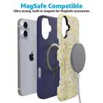 Boho Blooms | Golden Floral Case iPhone Case get.casely 