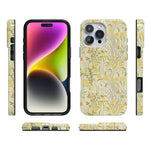 Boho Blooms | Golden Floral Case iPhone Case get.casely 
