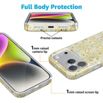 Boho Blooms | Golden Floral Case iPhone Case get.casely 