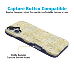 Boho Blooms | Golden Floral Case iPhone Case get.casely 